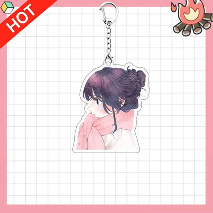 Anime Kaoru Hana wa Rin to Saku The Fragrant Flower Blooms with Dignity Waguri Kaoruko Cosplay Keychain Keyring Accessories Gift