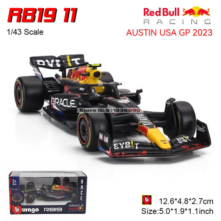 Bburago 1:43 F1 Red Bull Ferrari Mercedes Benz Aston Martin McLaren Alfa Romeo alloy luxury car die cast car model toy series