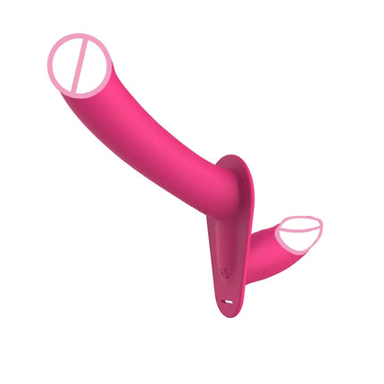 Double Penis Vibrator Dual Ended Strap on Elastic Harness Belt Strap On Dildo Adult Sex Toys for Woman Couples Anal Soft Dildos