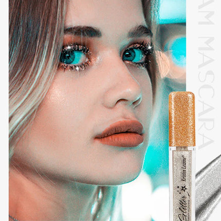 Silver Diamond Glitter Mascara Fast Dry Eyelashes Curls Extension Make-Up Waterproof Long-lasting Lengthens Eye Lash Mascara