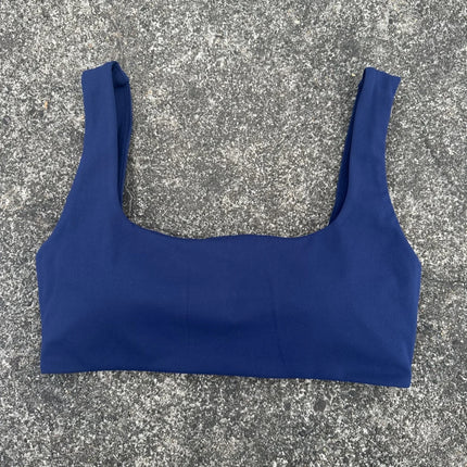 Solid Color Square collar Gym Yoga Underwear Women Hollow back shoulder straps Fitness sport Bra Top Comprehensive Training pad