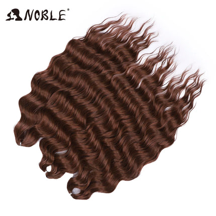 Noble Braiding Hair 300g 24 Inch ANNA Curl Hair Water Wave Twist Crochet Hair Synthetic Rainbow Color Braiding Hair Extensions