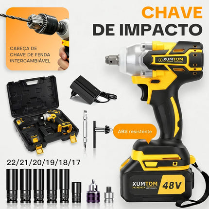 48V Impact Wrench Kit / Kit Clé à Chocs 48V