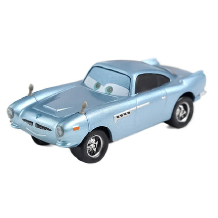 Disney Cars Toy British Super Spy Finn McMissile 1:55 Diecast Model Basic And Cross Dressing Version Children's Alloy Toy Car