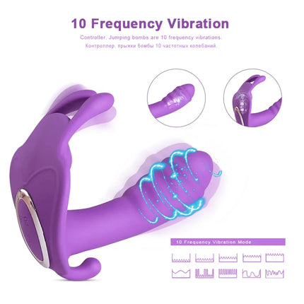 Remote Control Rabbit Vibrator Wearable / Vibrateur Lapin Télécommandé Portable