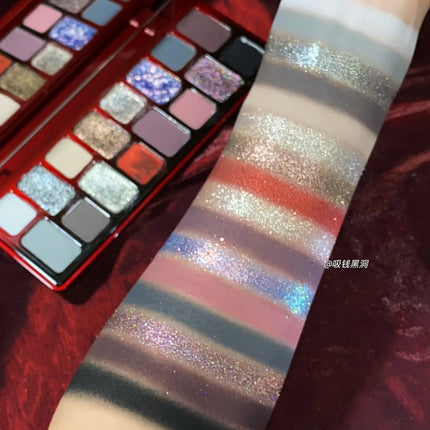 Qianyan Cheeryep 16 Color Eyeshadow Palette Glitter Chamelon Matte Shine Eye Shadow Highlighter Waterproof Cosmetics