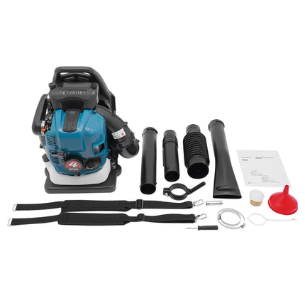 Gasoline Leaf Blower, 4 Stroke Backpack Blower Gas Powered Garden Leaf Blower Handheld Yard Cleaning Machine, for Outdoor Debris