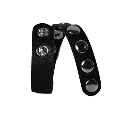 erotic leather delay rings, penis rings, phallus rings, adjustable size, adult products, alternative products, lock semen rings