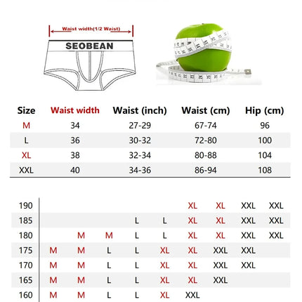 SEOBEAN Men's Sheer Boxer Briefs Nylon Low-Rise Underwear Lightweight Breathable Fashion Stylish Thin See-Through 230215 412114