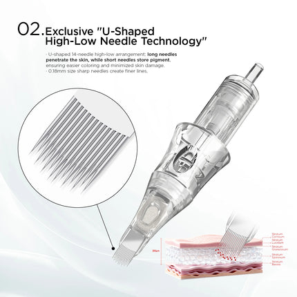 FAMISOO Professional Permanent Makeup Machine Kit With 12pcs Needles Wireless Tattoo Machine For Brows Lip Eyeliner SMP Tattoo