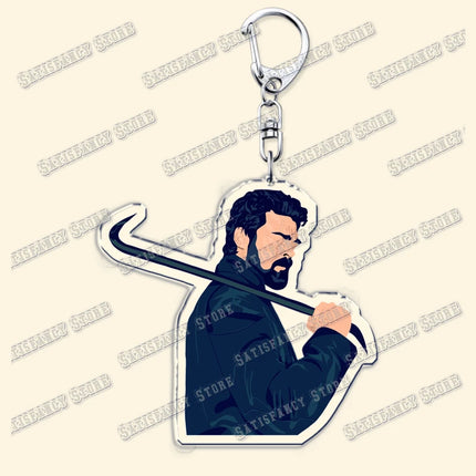 Popular TV Show Keychains Homelander Billy Butcher Starlight Vought Key Chain Ring for Bag Superhero Keyring Jewelry Fans Gifts