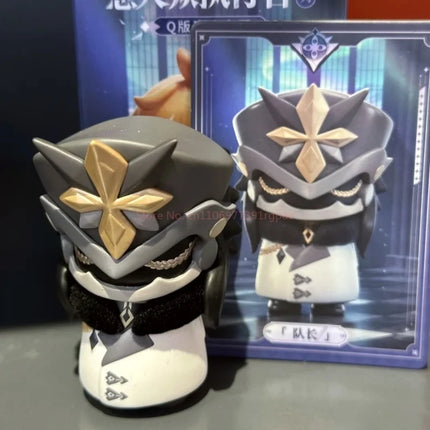 Genuine Product Genshin Impact Fools Executive Series Q Blind Box Mini Doll Collection Desktop Ornamen Christmas Birthday Gifts
