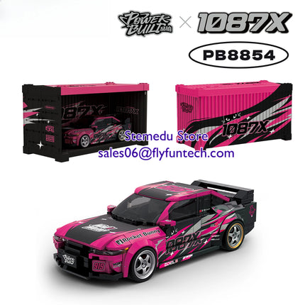 MOC PB8801-8849 Technical Speed Car MX5 Racing Car Model Camper Container Building Block Brick Assembly Toys Kids Xmas Gift