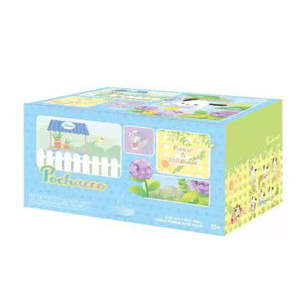 High-Quality Version Sanrio Cartoon Pochacco Flower And Teenager Series Trendy Toy Blind Box Cute Girl Gift Car Ornament Toys