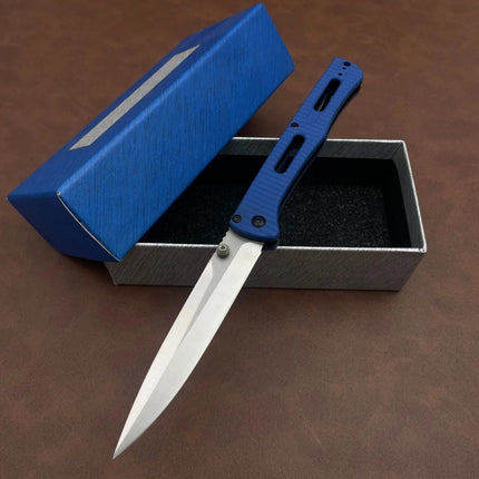 417 Portable Folding Knife Wilderness Knives 9Cr13Mov Blade Nylon Wave Fiber Handle EDC Survival Pocket Knives Fishing Tool