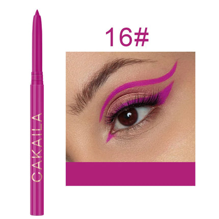 New Colored Eyeliner Set Waterproof Eyeliner Pencil Long Lasting Matte Eye Liner for Women Makeup Cosmetic Beauty Tool 12pcs/Box