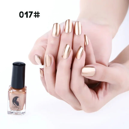 Metal Colour Nail Gel Polish Semi Permanent Mirror Gel Varnish Base Top Coat UV Gel Varnish Soak Off Nails Art Glue Nail Polish