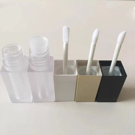10/30/50pcs 5ml Empty Clear/Frosted Lip Gloss Tube DIY Liquid Lipstick /Lip Glaze Tube Lip Oil Sample Bottle Makeup Tool