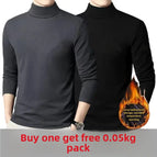 L recommendation 47.50 kg-55.00 kg / Velvet half turtleneck [dark gray + black]