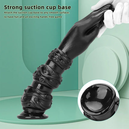 Huge Simulation Hand Fist Dildo Anal Plug Female Male Gay Hand Touching G-spot Vaginal Anal Dilator Sucker Sex Toy