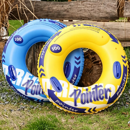 Double Balloon Inflatable Swimming Ring，Beach Toys Pool Floaties for Adults, Swim Inner Tube for Pool