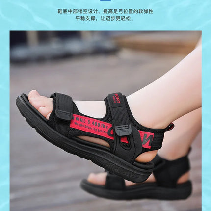 2026 Summer Kids Sandals Breathable Boys Sandals Soft Comfortable Children's Shoes Outdoor Beach Girls Lightweight Slippers
