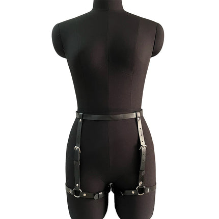 Fashion Belt Street Style Chest Harness Belt Suspenders for Women Decoration Punk Rock Leather Belt Gothic Clothing Accessories