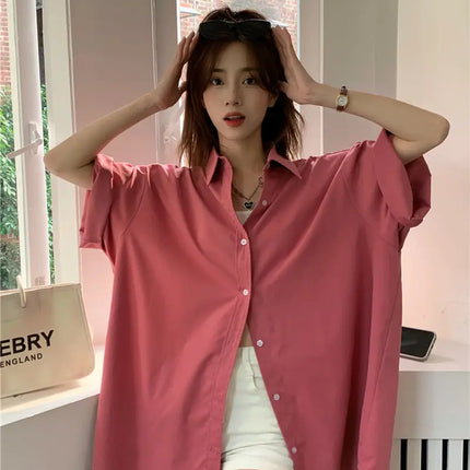 XEJ Elegant and Youthful Women's Blouses Oversize Shirts Women's Summer Clothing Spring 2022 Short-Sleeve Youth Blouses