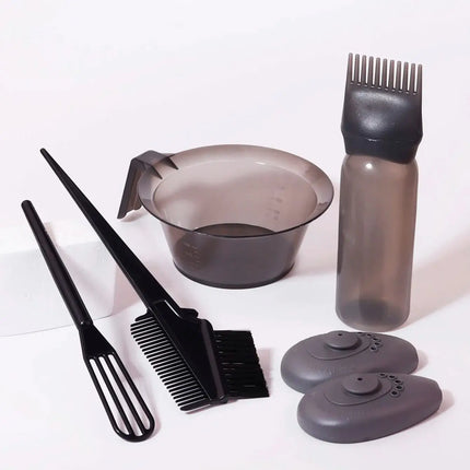 6pcs professional salon hair dye set -  hair salon tools, suitable for home hairdressing and salons,special for real hair wigs