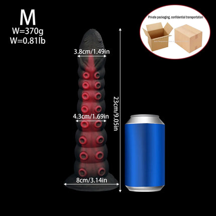 New Tentacle Anal Plug Mixed Color Alien Dildo Soft Huge Butt Plug Suction Cup Anal Toys Vaginal Anal Dilator Sex Toys Women Men
