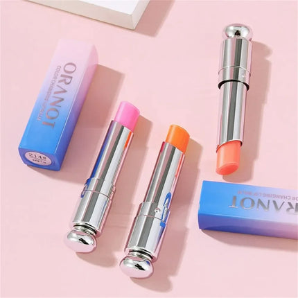 Color-Change Gradient Lipstick – Moisturizing, Waterproof Long-Lasting Tint, Glossy Finish, Unisex, Holiday