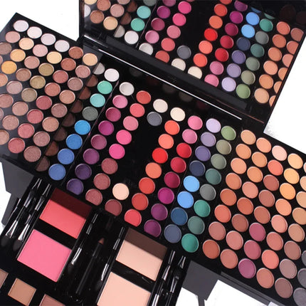 MISS ROSE Makeup Set Box Professional Full Kit 180 Color Glitter Eye shadow Palette Powder Brush Foundation Cosmetic Gifts Women