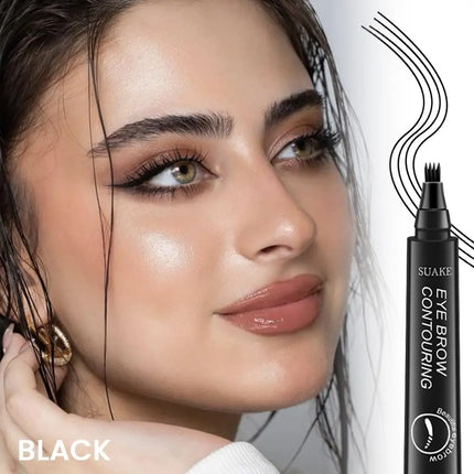 4 Point Eyebrow Pencil Maquillajes Para Mujer Waterproof Liquid Eyebrow Pen Makeup Long Lasting Cosmetic Microblade Brow Pencil