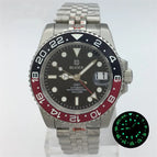 Red GMT hand style 1 / DG3804 solid back