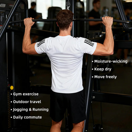 Adidas Men's Loose Fit Sports Tee - Quick Dry Running Training T-Shirt