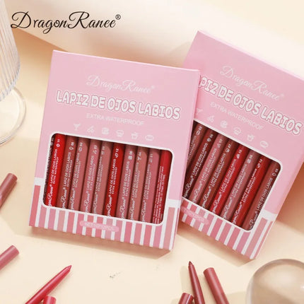 Lip Liner Lipstick Pen Waterproof Lasting Hook Line Lip Pen Matte Beginner Automatic Lips Liner Bean Paste Lip Contour Cosmetics