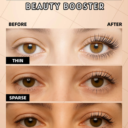 5D Black Waterproof Mascara Lengthens Eyelashes Extension Thick Silk Fiber Mascara Female Makeup Eye Cosmetics Tools for Gifts