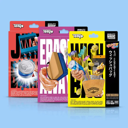 Tenyo 2026Penetrating Metal Wish Bag Jailbreak Erase Away Elimination Blackboard Eraser Close-up item magic tricks funny party