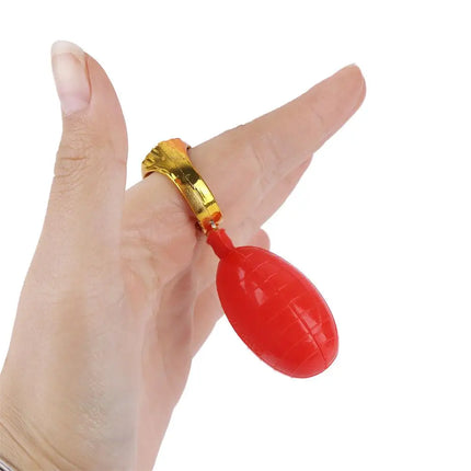 Funny Prank Jokes Gadget Water Ring Tricky Toy Squirt Ring Spray DIY