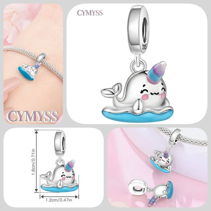 S925 Sterling Silver Charm Bead Angel Prayer Travel Memorial Pendant Fine Birthday Gift Fit Bangle Bracelet Necklace DIY Jewelry
