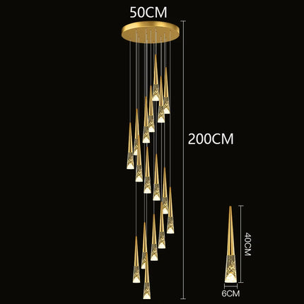 Modern home decoration crystal chandelier, stair Pendant lamp, living room Pendant lights, interior lighting