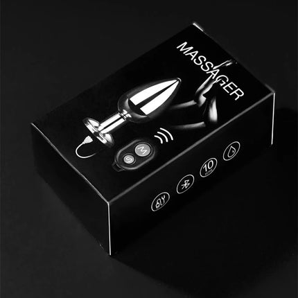 Adult Sex Toys Metal Double-Ended Anal Plug Couple Flirt Male and Female Anal Dildo G-Spot Massage Sm Woman Plug Masturbator