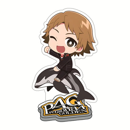 Persona 4 10cm Acrylic Stand Figures keychain Anime Chibi Game Collectible Merchandise Desktop Decoration Fan Gift