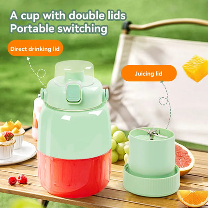 Portable Fruit Juicer Cup Multi-function Electric Travel Blender Large Capacity Ice Crusher Smoothie Quick Making For Travel