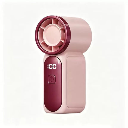 Mini Handheld Fan Portable Pocket Fan Rechargeable Personal Hand Fans Outdoor Mini Fan with Digital Display Portable Turbo Fan