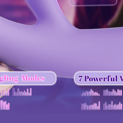 G-Spot Vibrator Adult Sex Toy for Women with 7 Wiggle Vibrating Modes Nipple Vagina Clitoris Stimulator App Control Masturbator