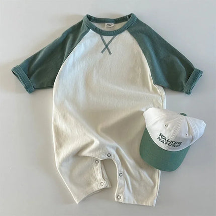 New Baby Long Sleeve Romper Cotton Infant Loose Jumpsuit Spring Autumn Newborn Boy Girl Clothes 2025 New Baby Clothing