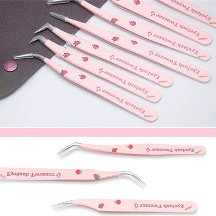 Eyelashes Tweezers Stainless Steel For Lashes Extension Supplies Makeup Tools Nail Art Accessories Rhinestone Picker Tools