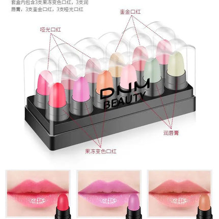 Eyeshadow Pencil Set 12 Colors Waterproof Long Lasting Glitter Shimmer Eye Shadow Pen Highlighter Stick Eyes Makeup Tools