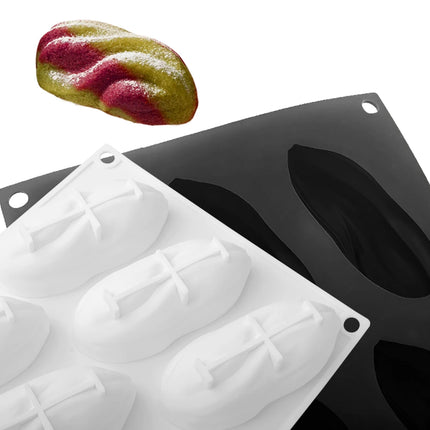 Pistachios Design Silicone Bakeware 1 or 4 or 9-Cell Chocolate Mold Food Grade Mousse Cake Mould Soap Mold Kitchen Dessert Tools